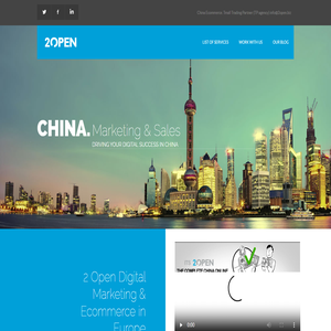 2Open Digital Marketing and Ecommerce  in China – China Ecommerce. Tmall Trading Partner (TP agency) info@2open.biz