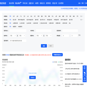 国家自然科学基金查询工具，2024年国自然基金项目 - 再问科研